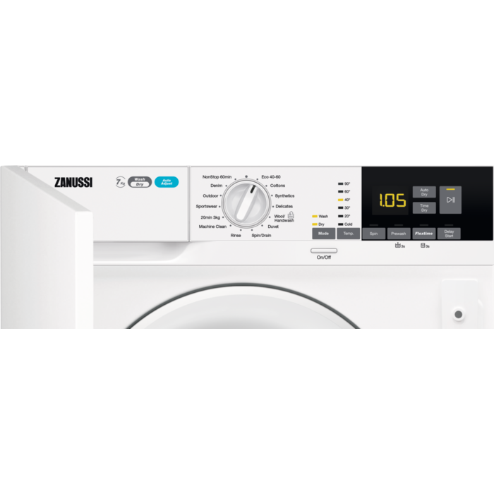 Integrated washer dryer Z716WT83BI Zanussi