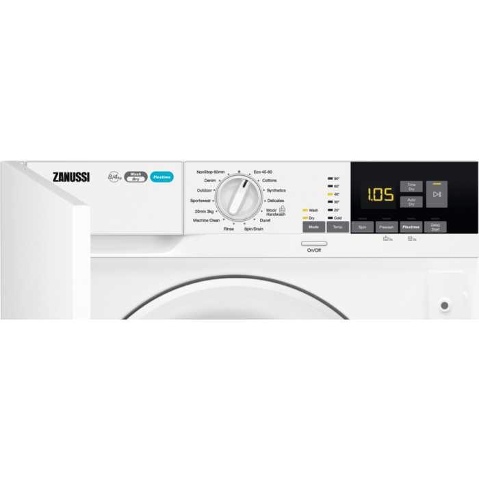 Integrated washer dryer Z816WT85BI Zanussi