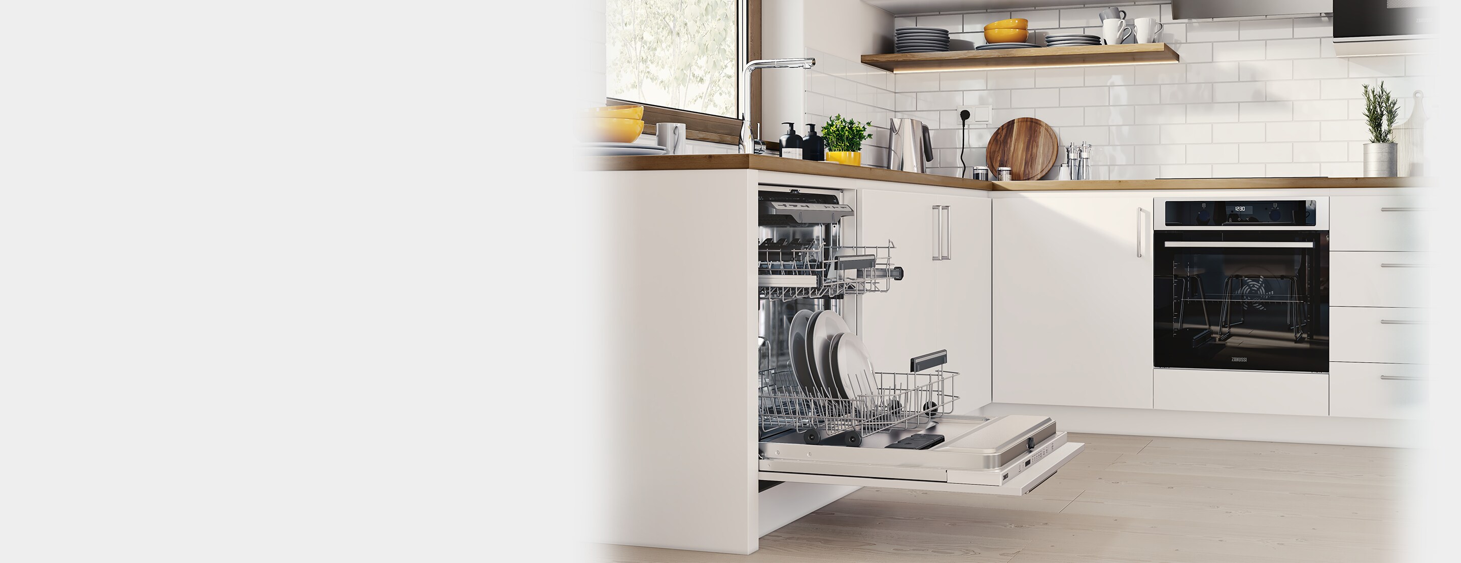 BuiltIn Dishwashers Semi & Fully Integrated Zanussi
